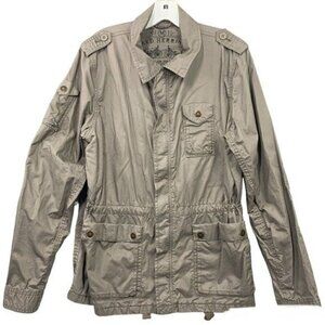 Red Herring By Debenhams UK 100% Cotton Lightweight Field Jacket - Khaki, Sz Med